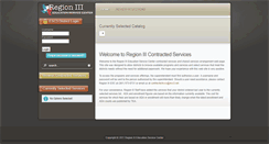 Desktop Screenshot of contractedservices.esc3.net